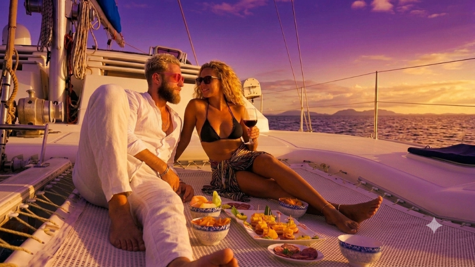 Apéro Sunset — Catamaran Océange, excursion Nosy Be